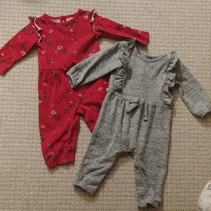 2 Carter's Rompers